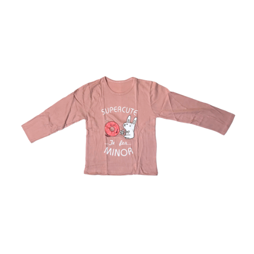 Pink Super Cute Pajama Set 2 Pc