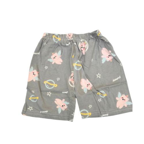 Space Bear Shorts Pajama Set 2 Pc